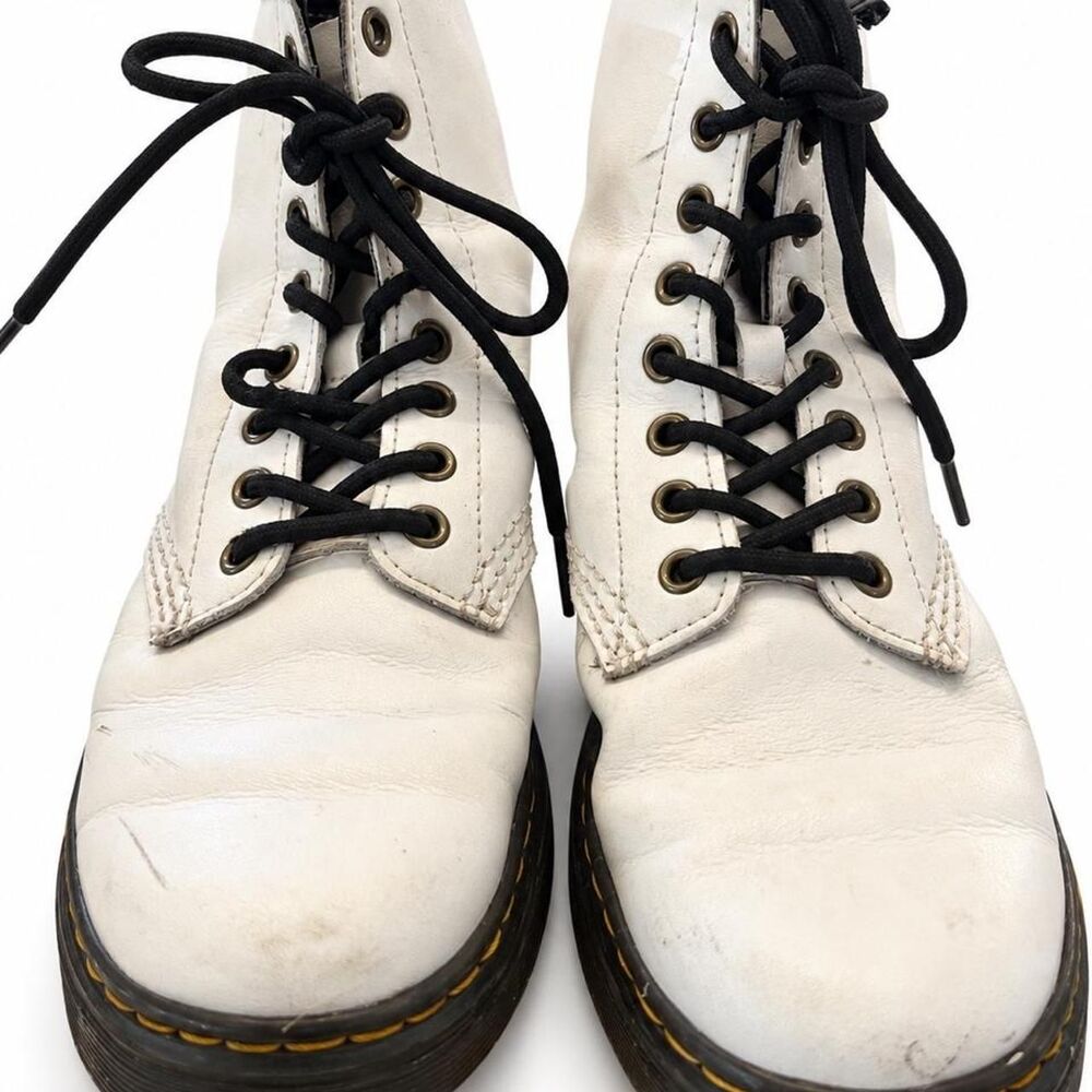 Dr-martens Women's White Boots